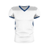 Badger Sport Youth Elusive Football Jersey (A00174-028804), Color 'White/Royal'
